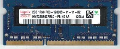 Hynix 2GB 1600mhz Laptop Memory