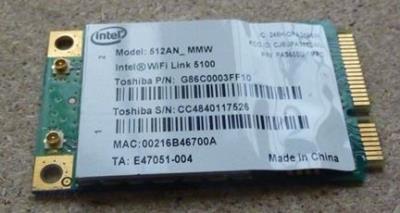 Toshiba Satellite A300 Wifi Card